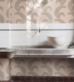 Jasmine Wallpaper by Sandberg Pink