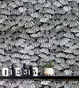 Jolly Brollies Wallpaper by Ohpopsi Noir