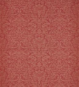 Knole Damask Fabric by Zoffany Venetian Red