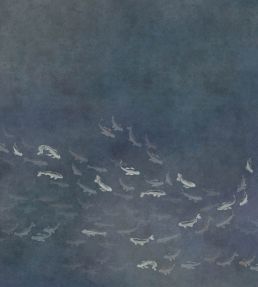 Koi Mural by Coordonne Dark