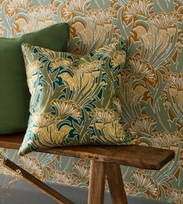 Laceflower Fabric by Morris & Co Pistachio/Lichen