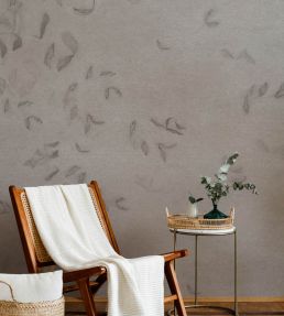 Leaves Reflection Mural by Coordonne Grey