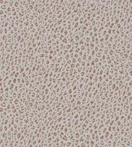 Leopard Fabric by James Hare Cockle Pink