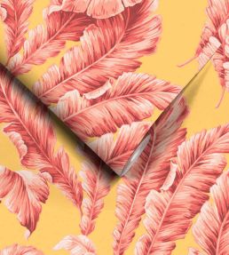 Lets Go Bananas Wallpaper by Woodchip & Magnolia Pink/Yellow