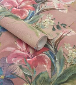 Lilliana Grasscloth Wallpaper by 1838 Wallcoverings Blush