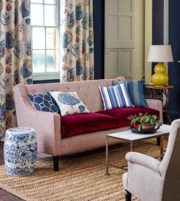 Lily Bank Fabric by Sanderson Fig Forest