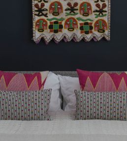Lime Leaf Fabric by Vanderhurd Ivory/Cream