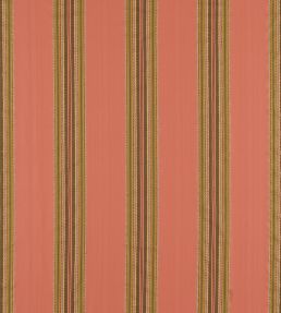 Lisere Stripe Fabric by Zoffany Venetian Red