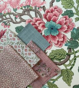 Little Magnolia Wallpaper by GP & J Baker Rose Madder