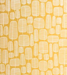 Little Trees Wallpaper by MissPrint Yellow