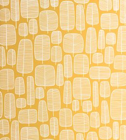 Little Trees Wallpaper by MissPrint Yellow