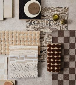 Loopy Spot Fabric by Harlequin Chocolate
