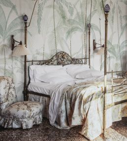 Louie Mural by Sandberg Light Green
