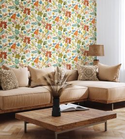 Lush Leaves Wallpaper by Ohpopsi Marmalade