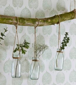 Lyme Leaf Wallpaper by Sanderson Celadon