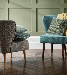Lyra Fabric by Clarke & Clarke Mulberry