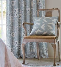 Maelee Fabric by Sanderson Teal