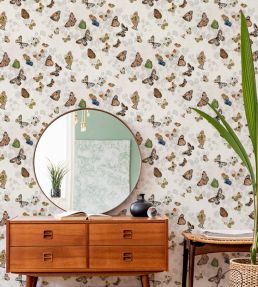 Magic Butterflies Wallpaper by Coordonne Linen