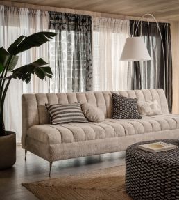 Magnus Fabric by Clarke & Clarke Charcoal