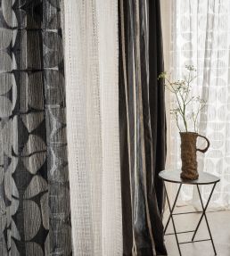Magnus Fabric by Clarke & Clarke Charcoal