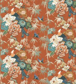 Maluku Fabric by Arley House Burnt Orange