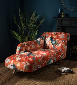 Maluku Fabric by Arley House Burnt Orange