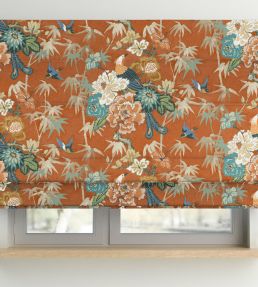 Maluku Fabric by Arley House Burnt Orange