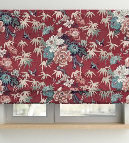 Maluku Fabric by Arley House Claret