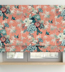 Maluku Fabric by Arley House Coral