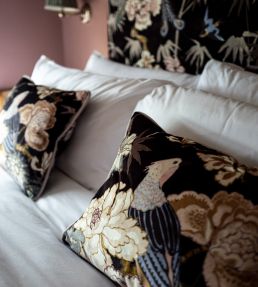 Maluku Fabric by Arley House Prussian Blue