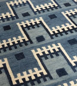 William Yeoward Marga rug Indigo WYR00162X Indigo
