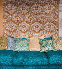 Marigold Fabric by Morris & Co Cream/Sap Green