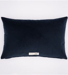 Marrakech Palm Pillow 16 x 24" by Barneby Gates Midnight Blue