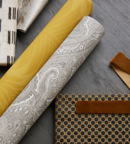 Marsden's Palm Damask Wallpaper by Zoffany Tigers Eye