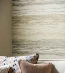 Metamorphic Wallpaper by Harlequin Taupe/Linen