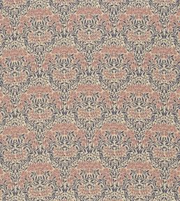 Michaelmas Daisy Fabric by Morris & Co Indigo/Red