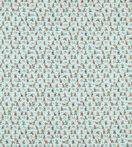 Mickey & Minnie Fabric by Sanderson Bonbon Blue