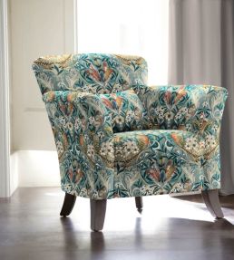 Midi Rostherne Fabric by Arley House Aqua