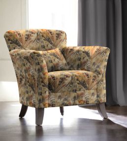 Midi Rutland Fabric by Arley House Coral