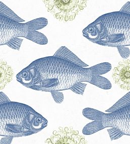 Fish Wallpaper by MINDTHEGAP Blue