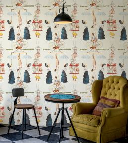 The Great Show Wallpaper by MINDTHEGAP Beige