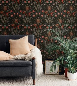 Gypsy Wallpaper by MINDTHEGAP Anthracite