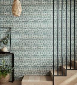 Mineral Wallpaper by 1838 Wallcoverings Eucalyptus