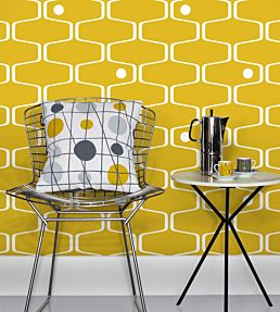 Net and Ball Wallpaper by Mini Moderns Olive