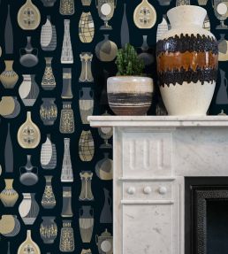 Vessel Wallpaper by Mini Moderns Concrete