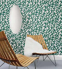 A Forest Wallpaper by Mini Moderns Mustard