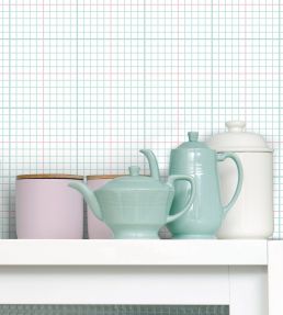 Homework Wallpaper by Mini Moderns Pale Verdigris