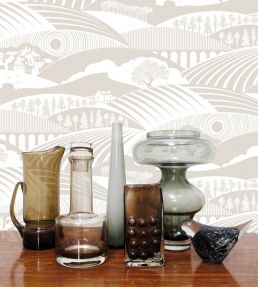 Moordale Wallpaper by Mini Moderns Mustard