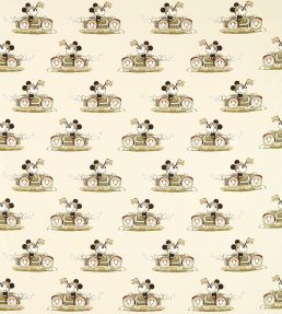 Minnie On the Move Fabric by Sanderson Babyccino