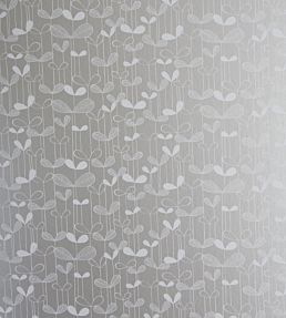 Saplings Wallpaper by MissPrint Silver with White